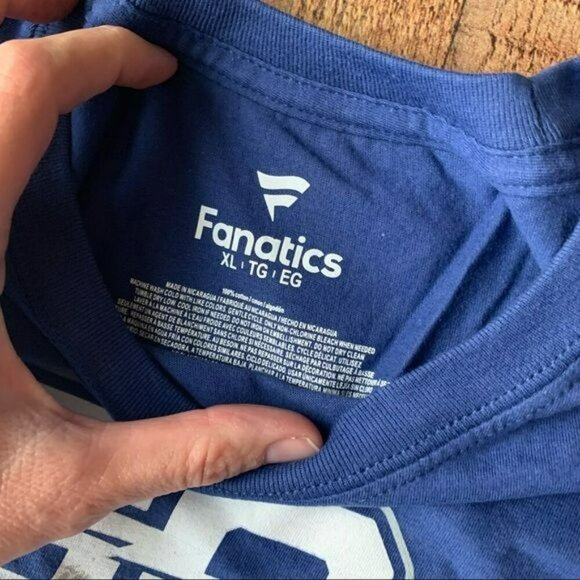 Fanatics NHL men’s size xl go bolts short sleeve tee tshirt in blue - Picture 6 of 8